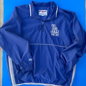 Vintage majestic LA dodgers pull over wind breaker